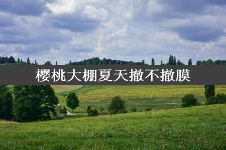 樱桃大棚夏天撤不撤膜