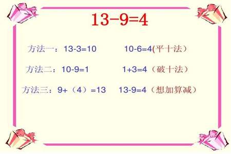 15减10的破十法