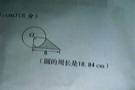 六年级数学圆的周长阴影部分咋求