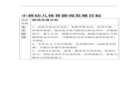 3到4岁幼儿体育游戏的突出特点