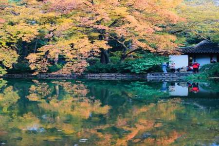 天平山赏枫绝句