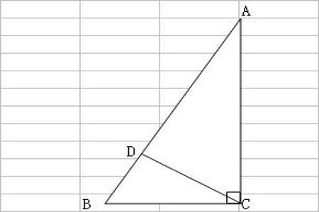 90度三角形尺寸算法