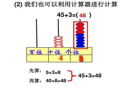 计数器上个位的珠子和十位上相差多少