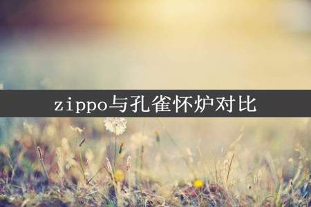 zippo与孔雀怀炉对比