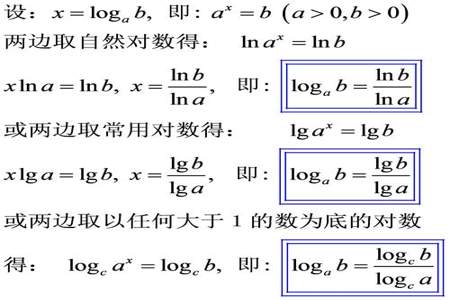 如何比较对数函数的大小