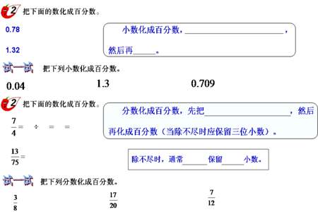 分数和小数怎样变为百分数,详细