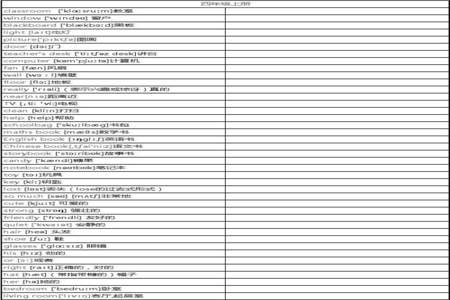 四年级上册人教版英语单词好记方法