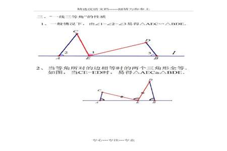 一线三等角相似模型及重点题型