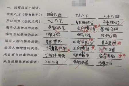 孩子考试错别字很多