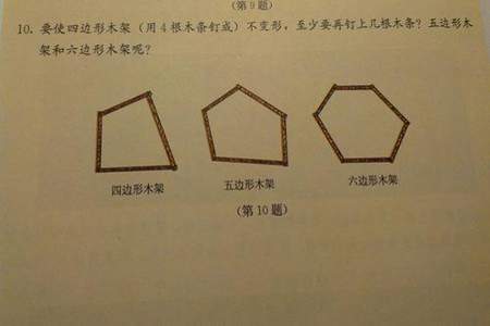 在墙上钉一根木条需2个钉子。其根据是什么