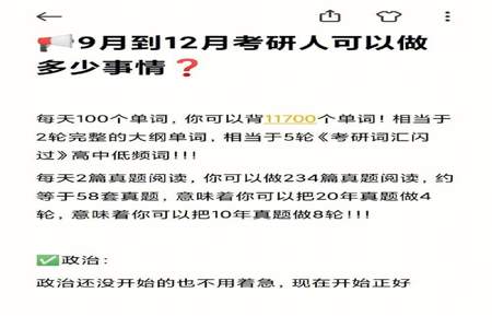 考研12月应处于什么状态