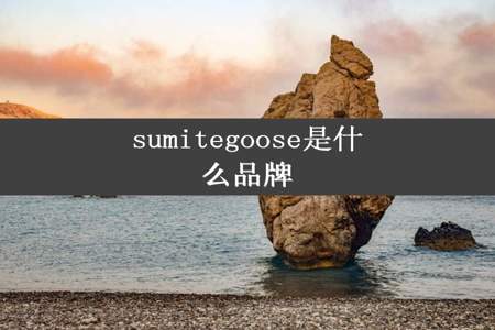 sumitegoose是什么品牌