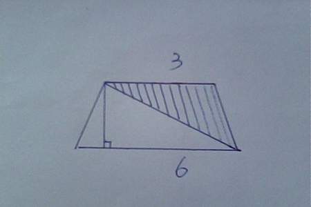 梯形上底12厘米高7厘米求阴影面积