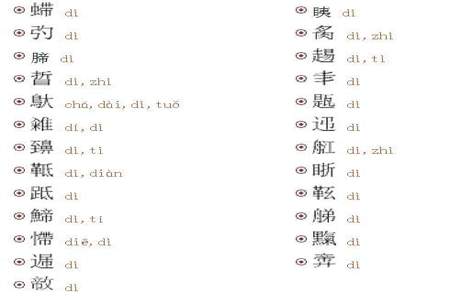 亦同音的字与意思