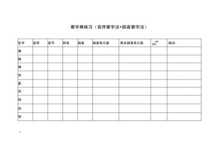 攀字查字典先查那个部分